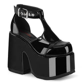 5" Heel CAMEL-103 Black Pat
